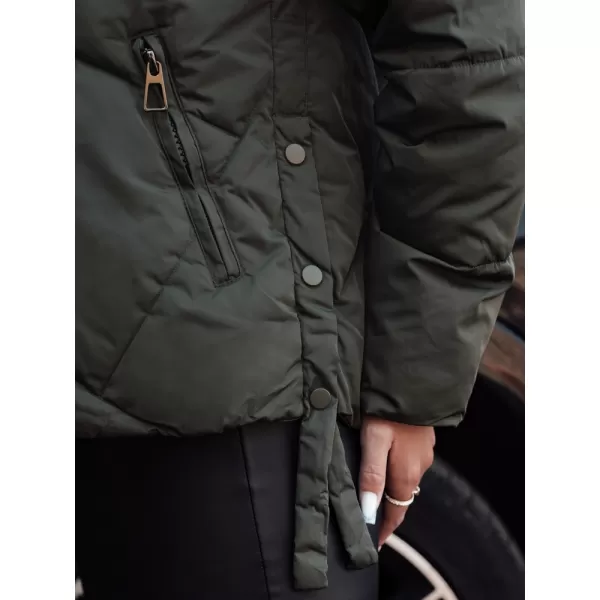  Női kabát DSTREET MODIVA TY4727 ZÖLD 