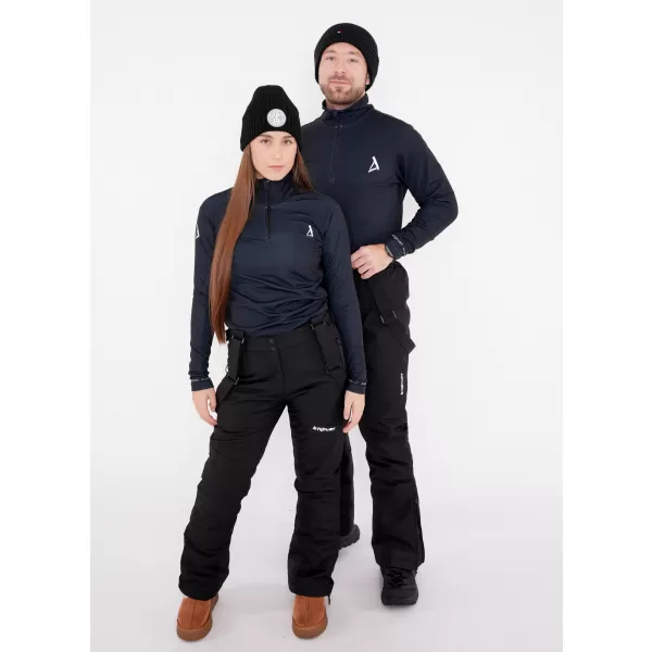  Férfi funkcionális Thermo pulóver prémium ALTISPORT VOJ/ALM000TER03 FEKETE 