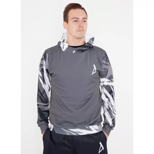  Férfi prémium funkcionális pulóver ALTISPORT VOJ/ALM039MI01 SZÜRKE 