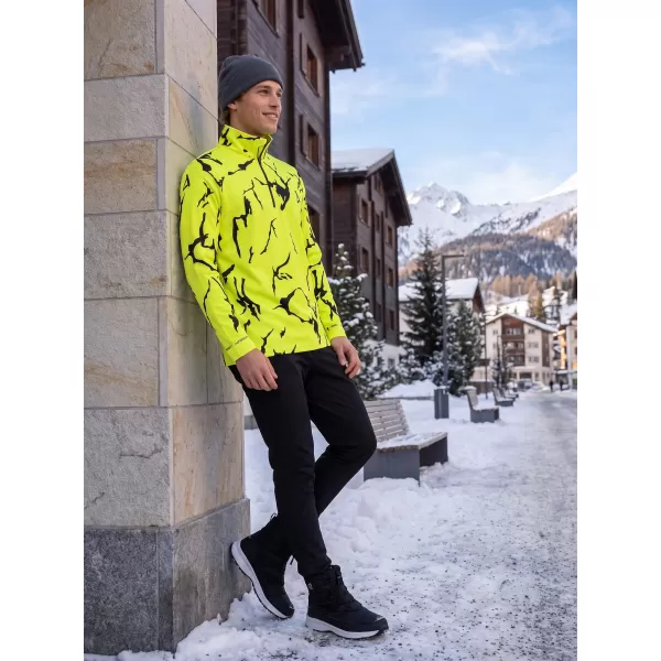  Férfi funkcionális Thermo pulóver prémium ALTISPORT VOJ/ALM052TER03 NEONZÖLD 