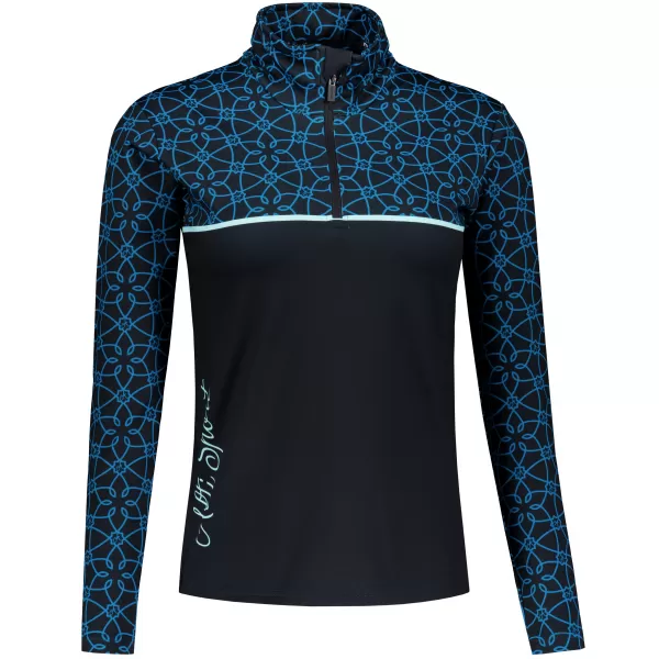  Női funkcionális Thermo pulóver prémium ALTISPORT VOJ/ALW053TER03 FEKETE -BLUE 