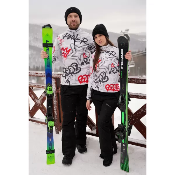  Férfi funkcionális Thermo pulóver prémium ALTISPORT VOJ/ALM054TER03 SZÜRKE -MENTES 