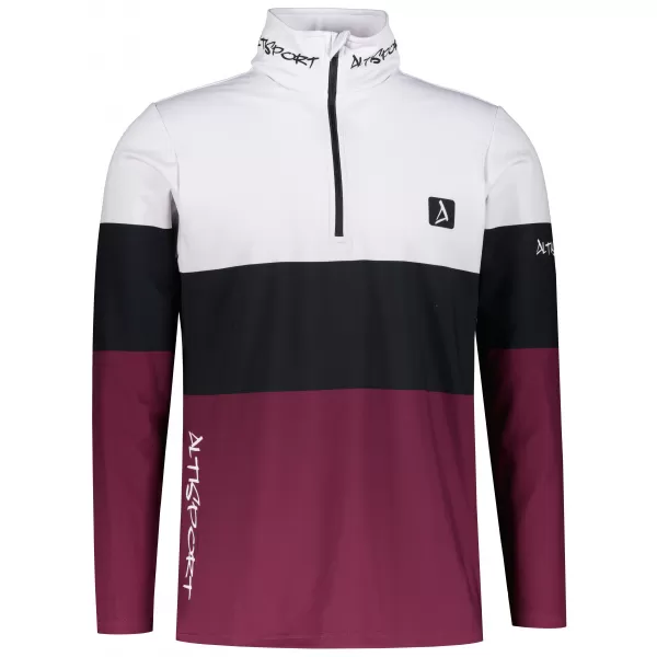  Férfi funkcionális Thermo pulóver prémium ALTISPORT VOJ/ALM051TER03 BURGUNDIA 