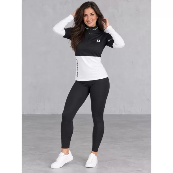  Női funkcionális Thermo pulóver prémium ALTISPORT VOJ/ALW051TER03 FEKETE -FEHÉR 