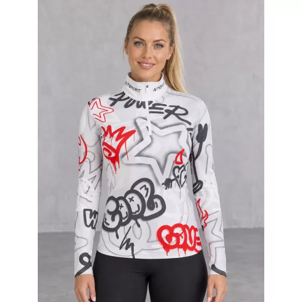  Női funkcionális Thermo pulóver prémium ALTISPORT VOJ/ALW054TER03 SZÜRKE -MENTES 