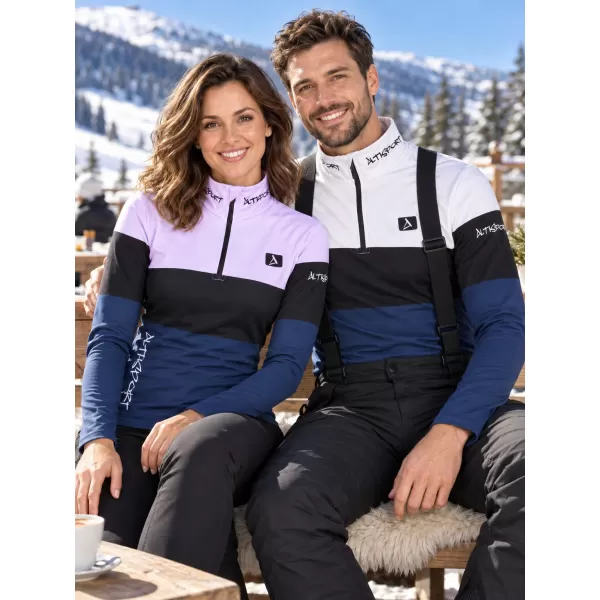  Női funkcionális Thermo pulóver prémium ALTISPORT VOJ/ALW051TER03 IBOLYA/KÉK 