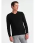 Férfi pulóver OMBRE OM-SWBS-0107 FEKETE