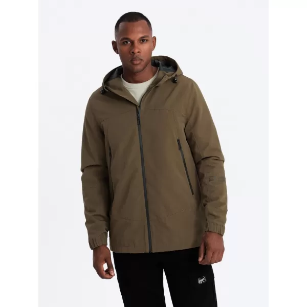  Kabát OMBRE OM-JANP-0191 BARNA 