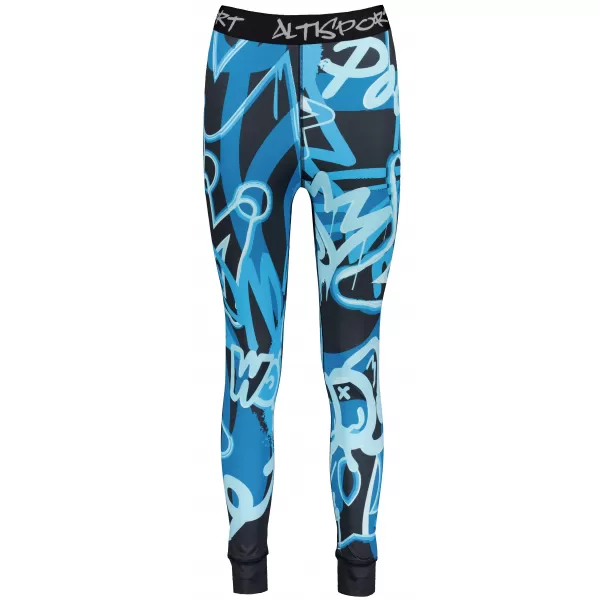  Női funkcionális termo nadrág prémium ALTISPORT VOJ/ALW054TER02 FEKETE -BLUE 