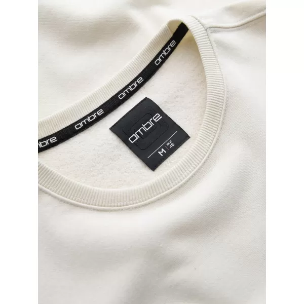  Férfi pulóver OMBRE OM-SSNZ-0136 KRÉM 