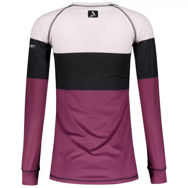  Női funkcionális termo t -póló hosszú ujjú prémium ALTISPORT VOJ/ALW051TER01 BURGUNDIA 