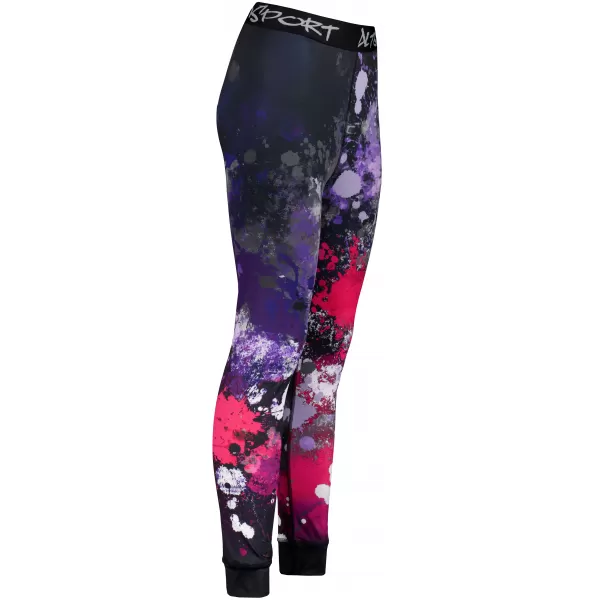  Női funkcionális termo nadrág prémium ALTISPORT VOJ/ALW055TER02 FEKETE -PINK 