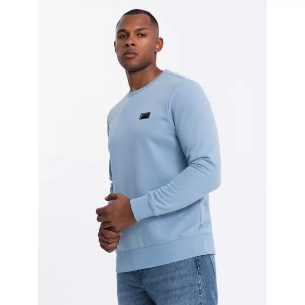  Férfi pulóver OMBRE OM-SSNZ-0136 KÉK 