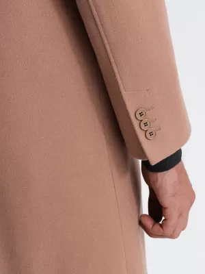 Férfi kabát OMBRE OM-COWC-0106 BARNA