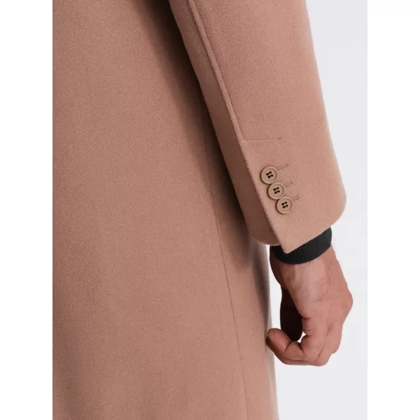  Férfi kabát OMBRE OM-COWC-0106 BARNA 