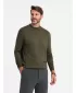 Férfi pulóver OMBRE OM-SWTN-0100 KHAKI