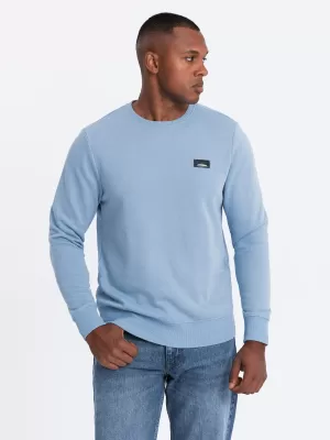 Férfi pulóver OMBRE OM-SSNZ-0136 KÉK