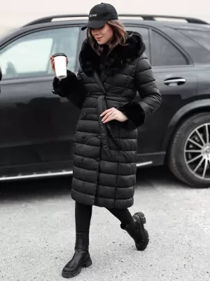 Kabát DSTREET ZAELEGANTE TY4779 FEKETE