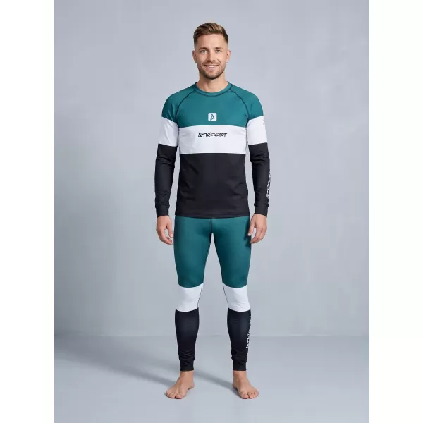  Férfi funkcionális termo nadrág prémium ALTISPORT VOJ/ALM051TER02 KEROZIN/FEKETE 
