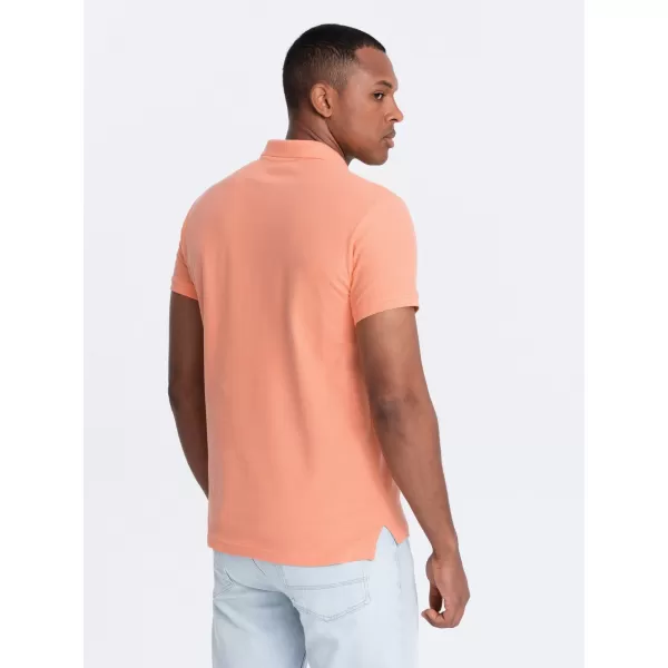  Mens t -phirt gallérral OMBRE OM-POBS-0100 ŐSZIBARACK 