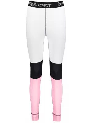 Női funkcionális termo nadrág prémium ALTISPORT VOJ/ALW051TER02 FEHÉR -PINK