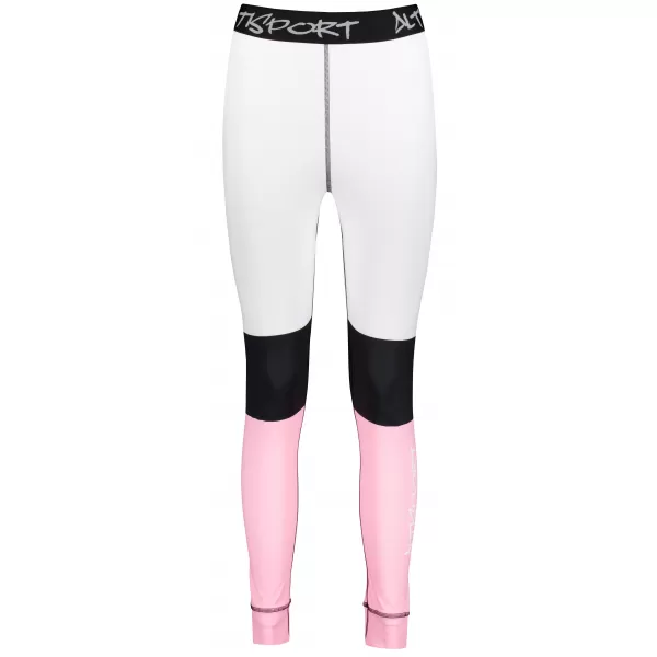  Női funkcionális termo nadrág prémium ALTISPORT VOJ/ALW051TER02 FEHÉR -PINK 