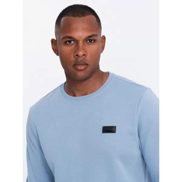  Férfi pulóver OMBRE OM-SSNZ-0136 KÉK 