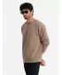 Férfi pulóver OMBRE OM-SSNZ-0164 BARNA