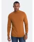 Férfi pulóver OMBRE OM-SWTN-0101 TEVE