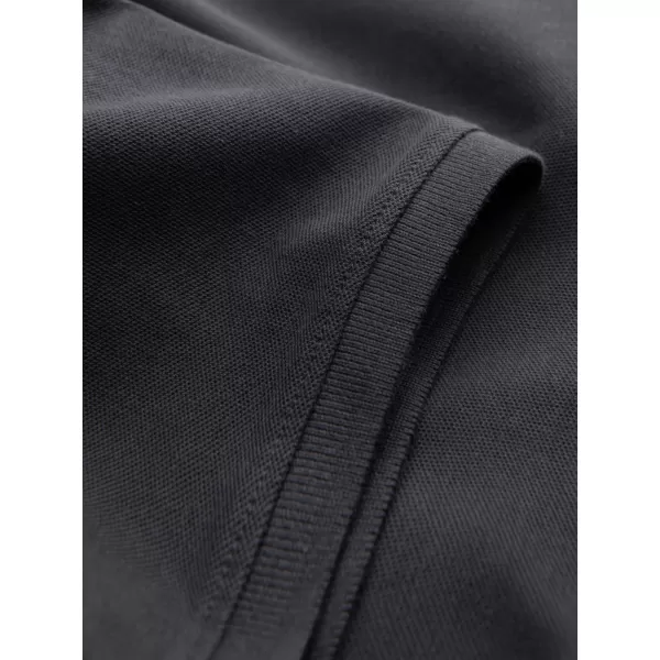  Mens t -phirt gallérral OMBRE OM-POBS-0100 GRAFIT 