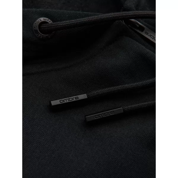  Férfi pulóver OMBRE OM-SSBZ-0160 FEKETE 