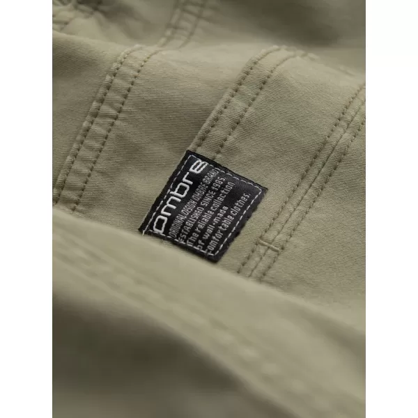  Nadrág OMBRE OM-PAJO-0125 KHAKI 