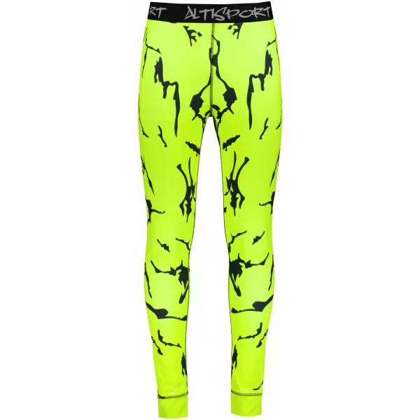  Férfi funkcionális termo nadrág prémium ALTISPORT VOJ/ALM052TER02 NEONZÖLD 