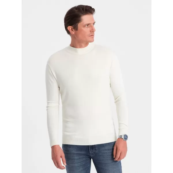  Férfi pulóver OMBRE OM-SWTN-0100 KRÉM 
