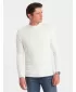 Férfi pulóver OMBRE OM-SWTN-0100 KRÉM