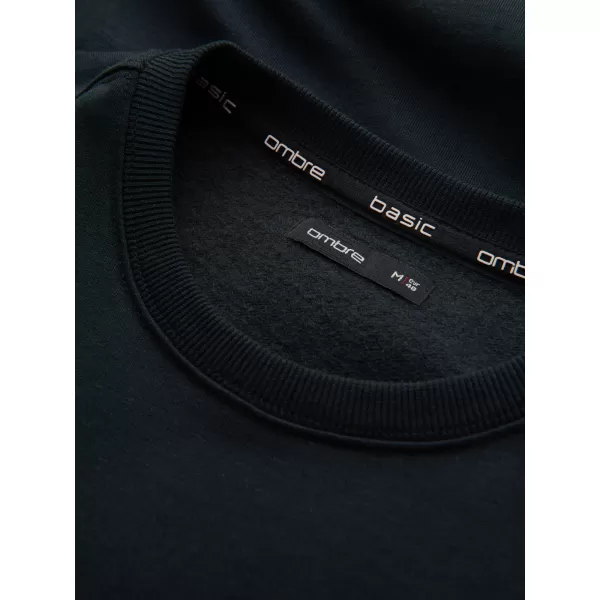  Férfi pulóver OMBRE OM-SSBN-0159 FEKETE 