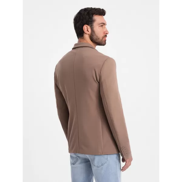  Kabát OMBRE OM-BLZB-0127 SÖTÉT BÉZS 