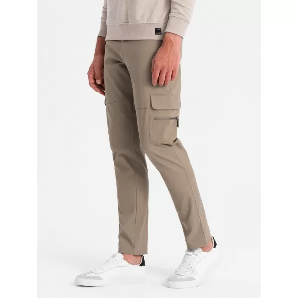  Nadrág OMBRE OM-PACG-0204 KHAKI 