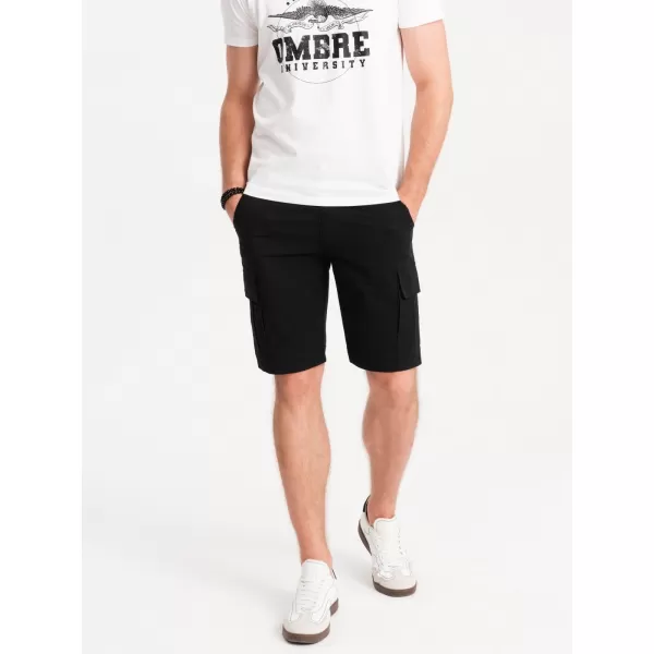  Rövidnadrág OMBRE OM-SRCG-0133 FEKETE 