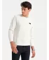 Férfi pulóver OMBRE OM-SSNZ-0136 KRÉM