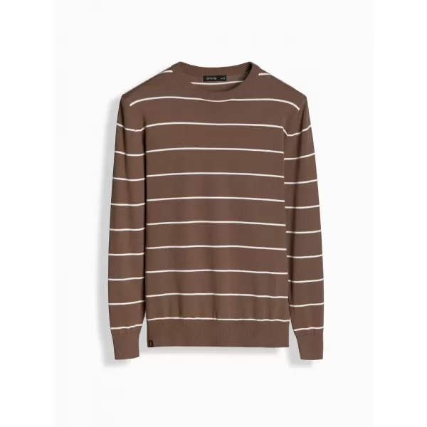  Férfi pulóver OMBRE OM-SWSW-0143 BARNA 