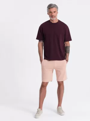 Rövidnadrág OMBRE OM-SRBS-0139 RÓZSASZÍNŰ