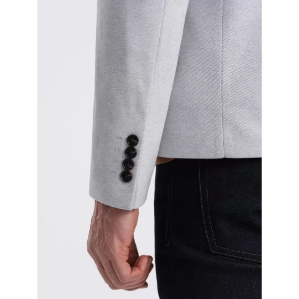  Kabát OMBRE OM-BLZB-0131 SZÜRKE MELANGE 