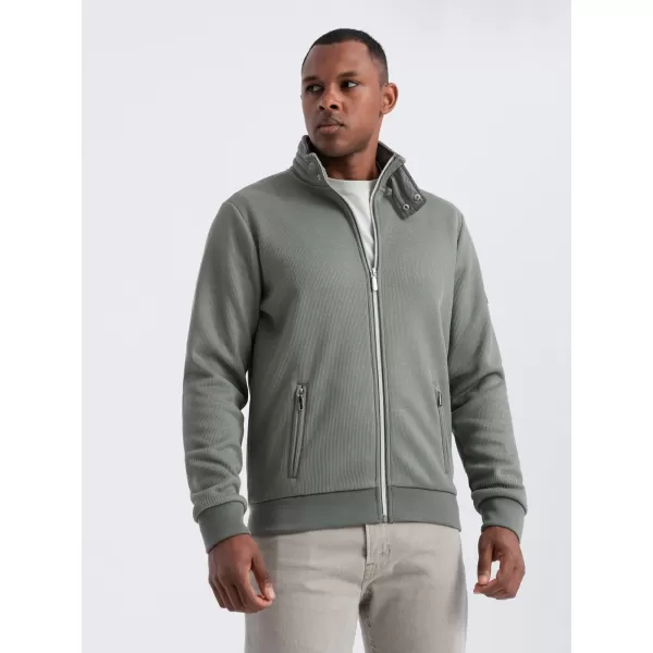  Kabát OMBRE OM-JANP-0154 KHAKI 