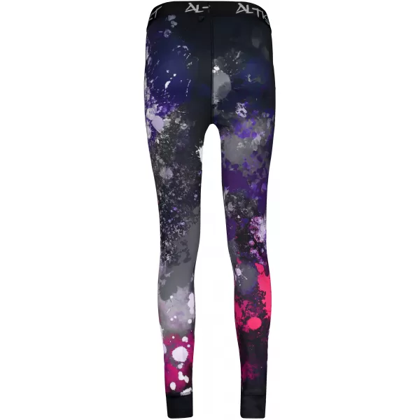 Női funkcionális termo nadrág prémium ALTISPORT VOJ/ALW055TER02 FEKETE -PINK 