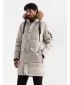 Férfi téli kabát OMBRE OM-JALJ-0182 BÉZS