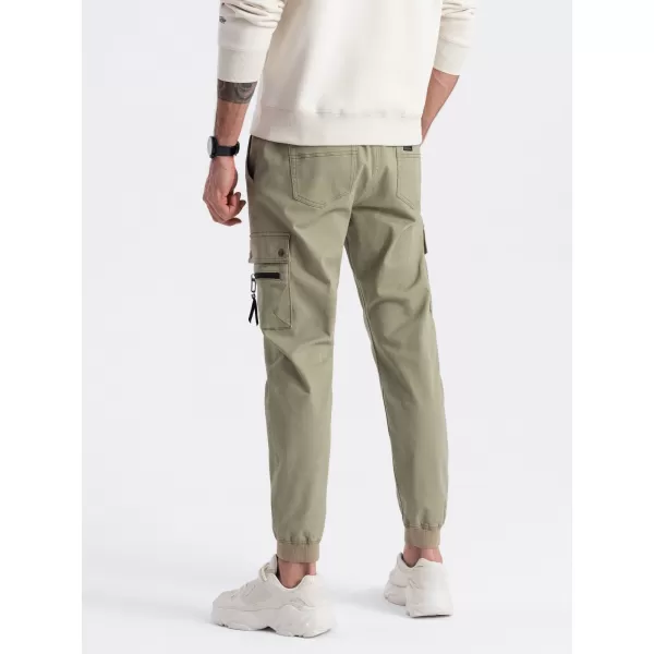  Nadrág OMBRE OM-PAJO-0125 KHAKI 
