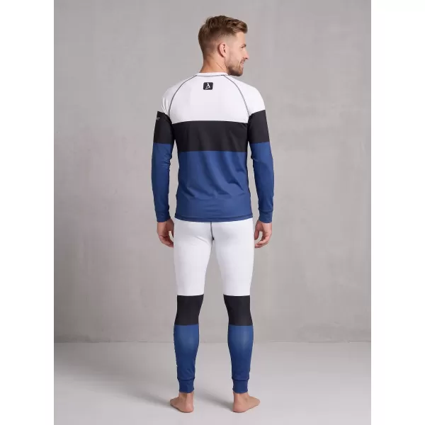  Férfi funkcionális termo nadrág prémium ALTISPORT VOJ/ALM051TER02 FEHÉR -BLUE 