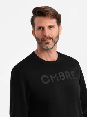 Férfi pulóver OMBRE OM-SSPS-0181 FEKETE