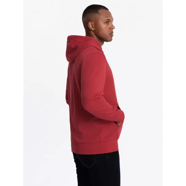  Férfi pulóver OMBRE OM-SSNZ-0144 PIROS 
